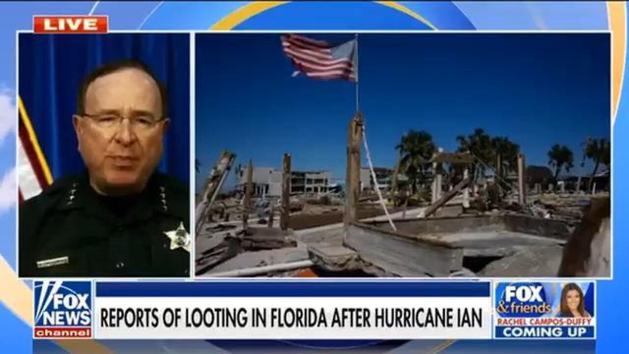 SHERIFF - SHOOT LOOTERS UNTIL THEY LOOK LIKE GRADED CHEESE.