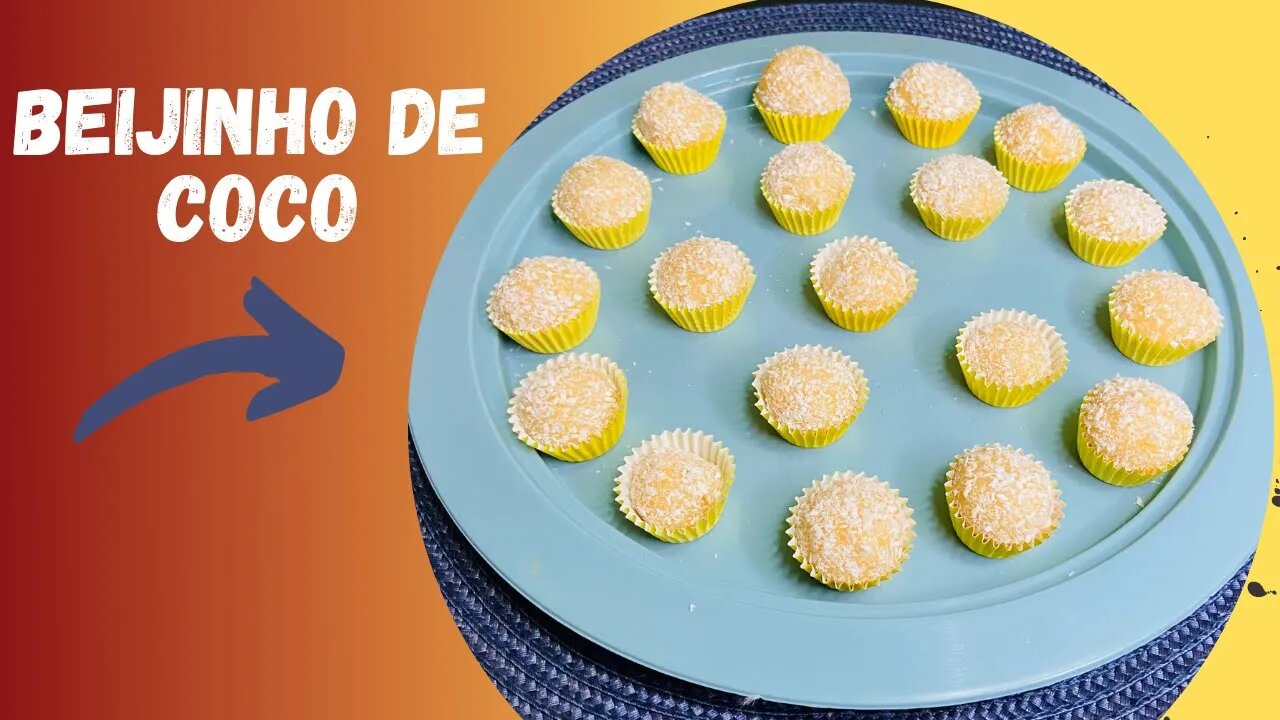 COMO FAZER BEIJINHO DE COCO | #beijinhodecoco #docinho