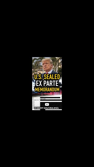 Redactions on Redactions in the Trump Warrant Saga Brief #shorts