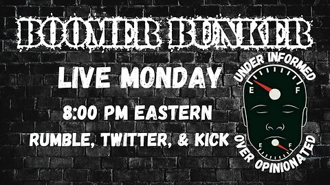 Boomer Bunker Live | Episode 187