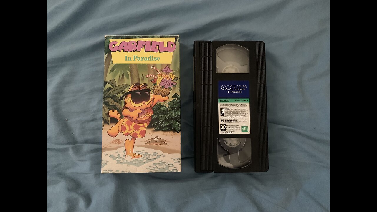 Garfield in Paradise (1992 VHS)