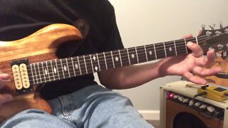 Jazzy walk bass with chords
