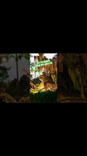 Tiana float in front of the Matterhorn #disneyland #magichappens #princessandthefrog #tiana