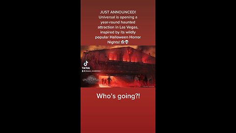 Universal opening an all year round haunted attraction inspired by Halloween Horror Nights