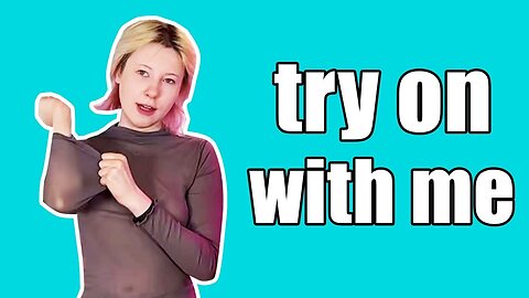 Let's try on transparent shirts with me!