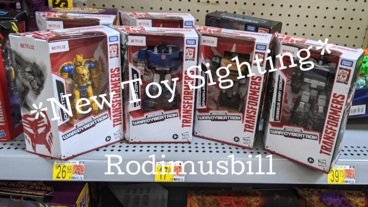 Netflix CHEETOR, DEEP COVER, SPARKLESS BOT, DESEEUS ARMY DRONE *Rodimusbill New Toy Sighting*