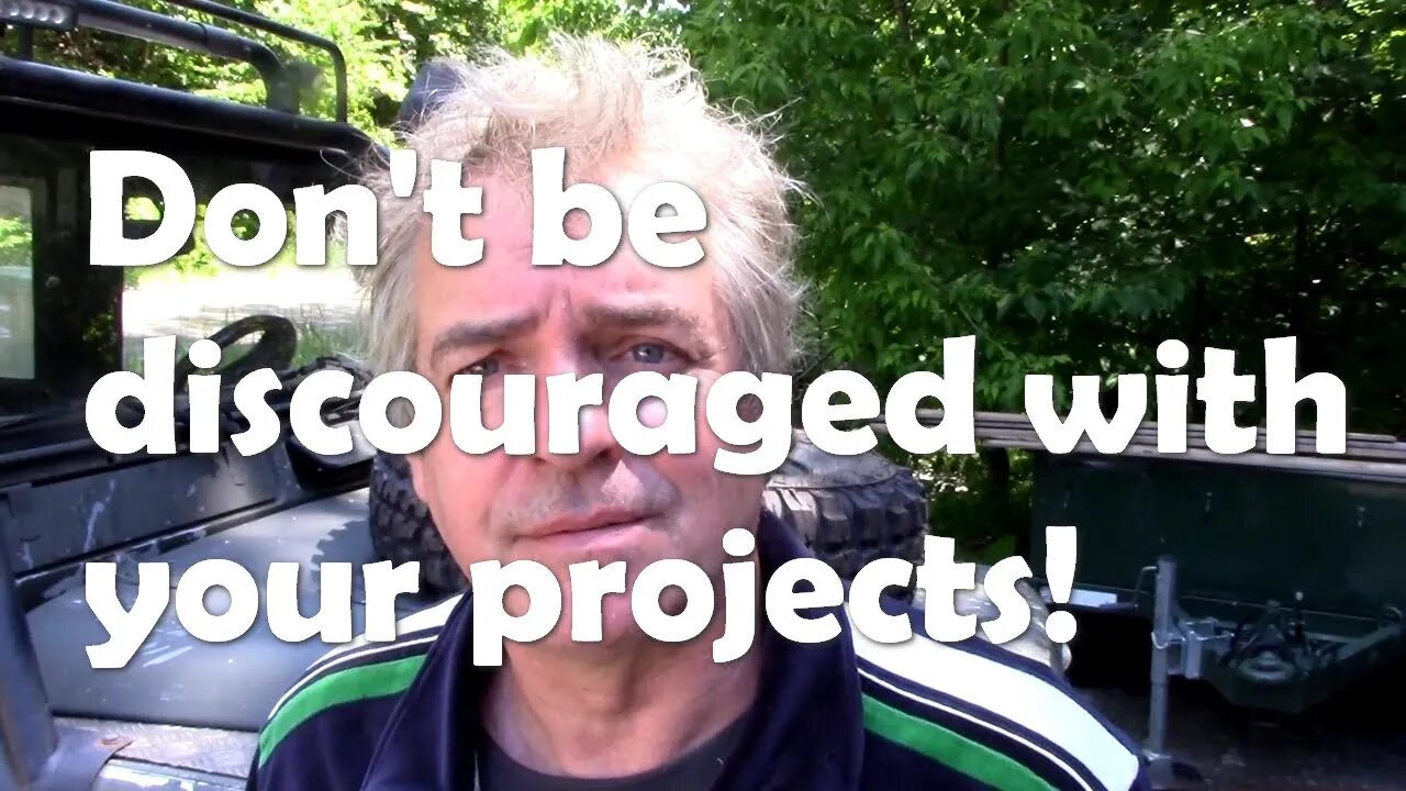 Some words of encouragement to a discouraged restorer!