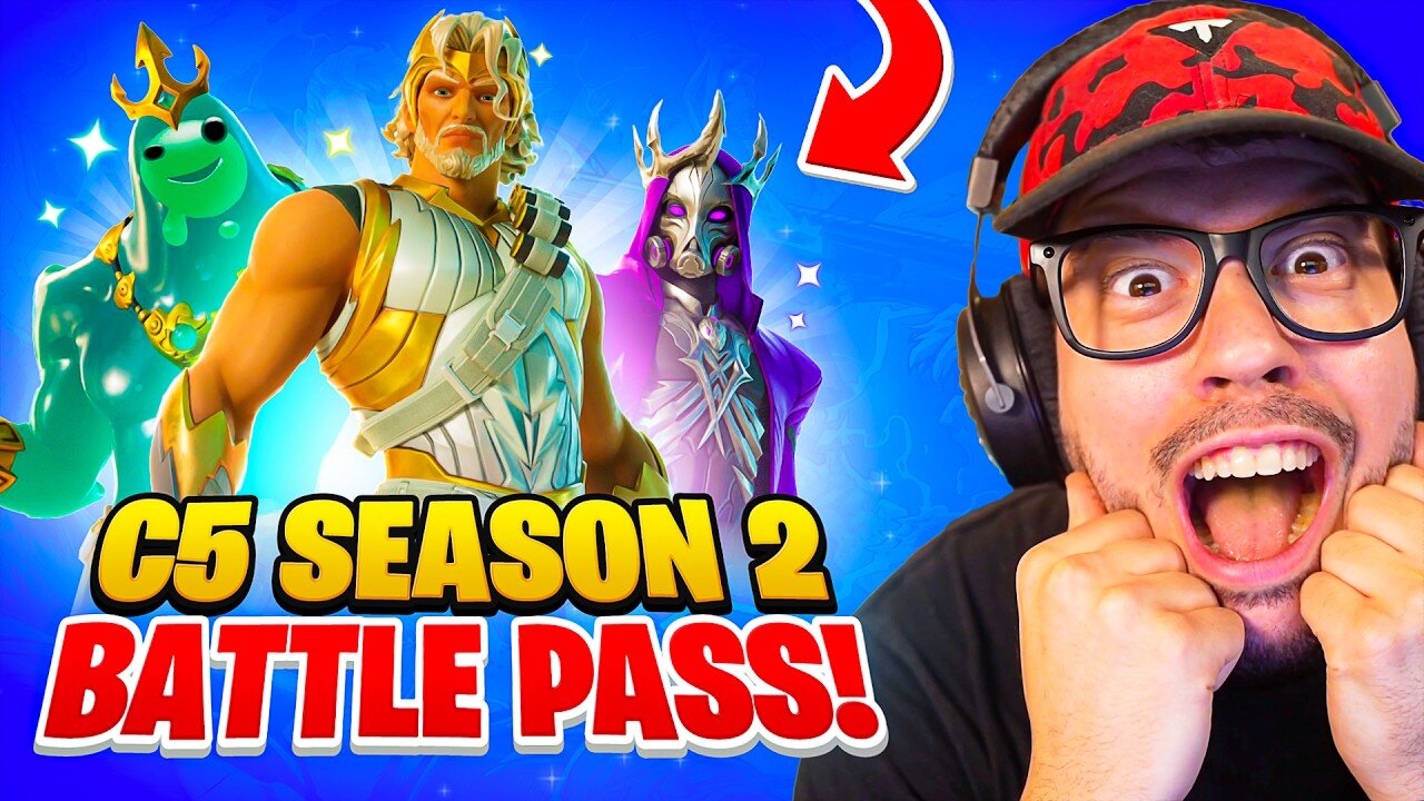 NEW *Season 2* BATTLE PASS in Fortnite! (GREEK GODS)