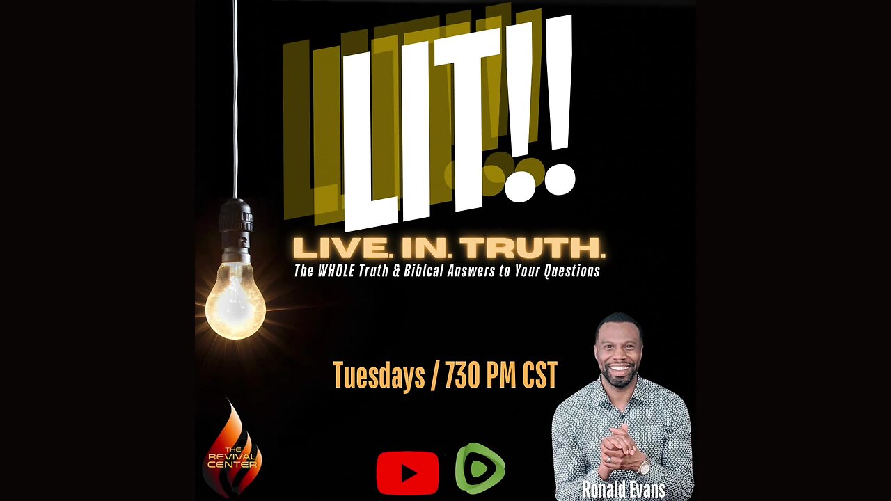 L.I.T! (Live In Truth!): COME OUT of Pagan Times INTO GOD'S TIMES (Re-broadcast)