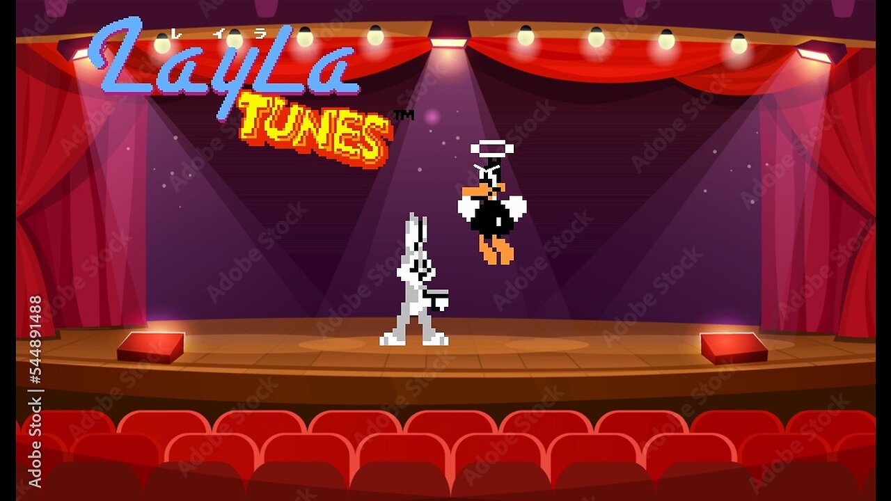 Layla Tunes - Daffy Duck can only do it Once (Layla Style Sprite Animation)