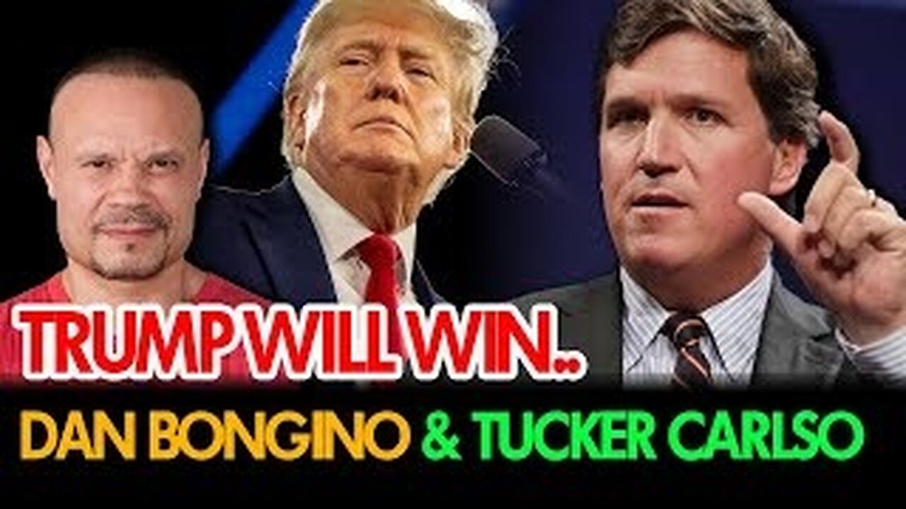 Dan Bongino & Tucker Carlson Trump will win, and the Dems claim, “𝐄𝐥𝐞𝐜𝐭𝐢𝐨𝐧 𝐅𝐫𝐚𝐮𝐝”!