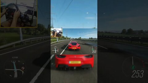 Ferrari 488 a 350 km/h - Realistic sound Forza Horizon 4 #Shorts