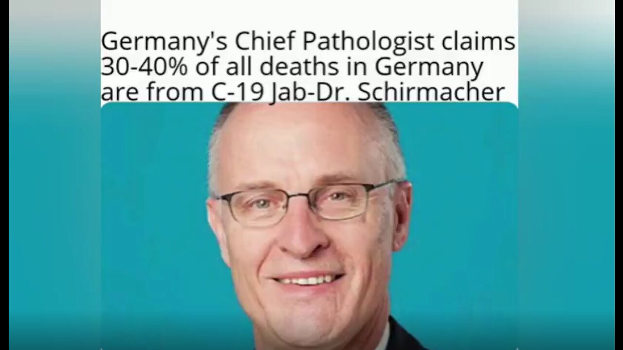 Up to 40percent of all New Deaths in Germany from COVID-19 Jab Warns Top Pathologist - 8-9-21