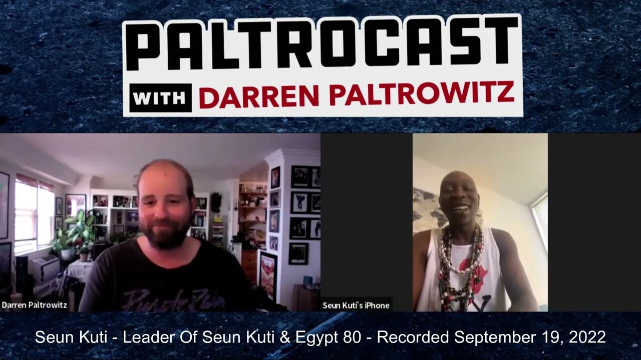 Seun Kuti interview with Darren Paltrowitz