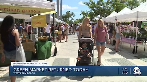 West Palm Beach Green Market returns