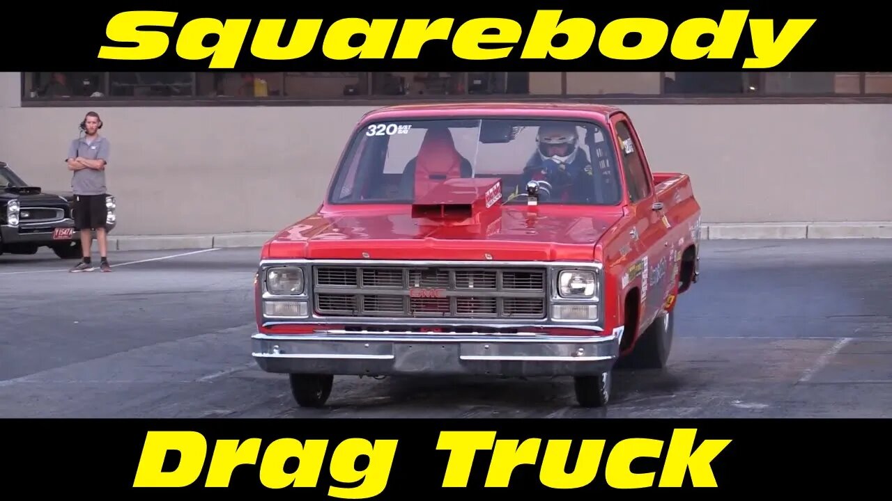 10 Second Squarebody C10 Wednesday Night Drag Racing