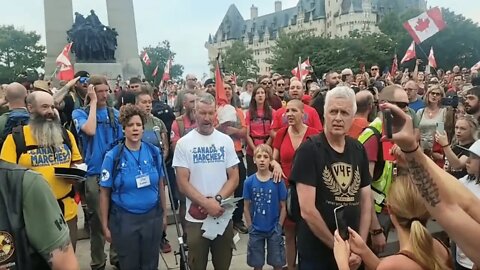 ANTI Justin Trudeau Protest against "MANDATES"