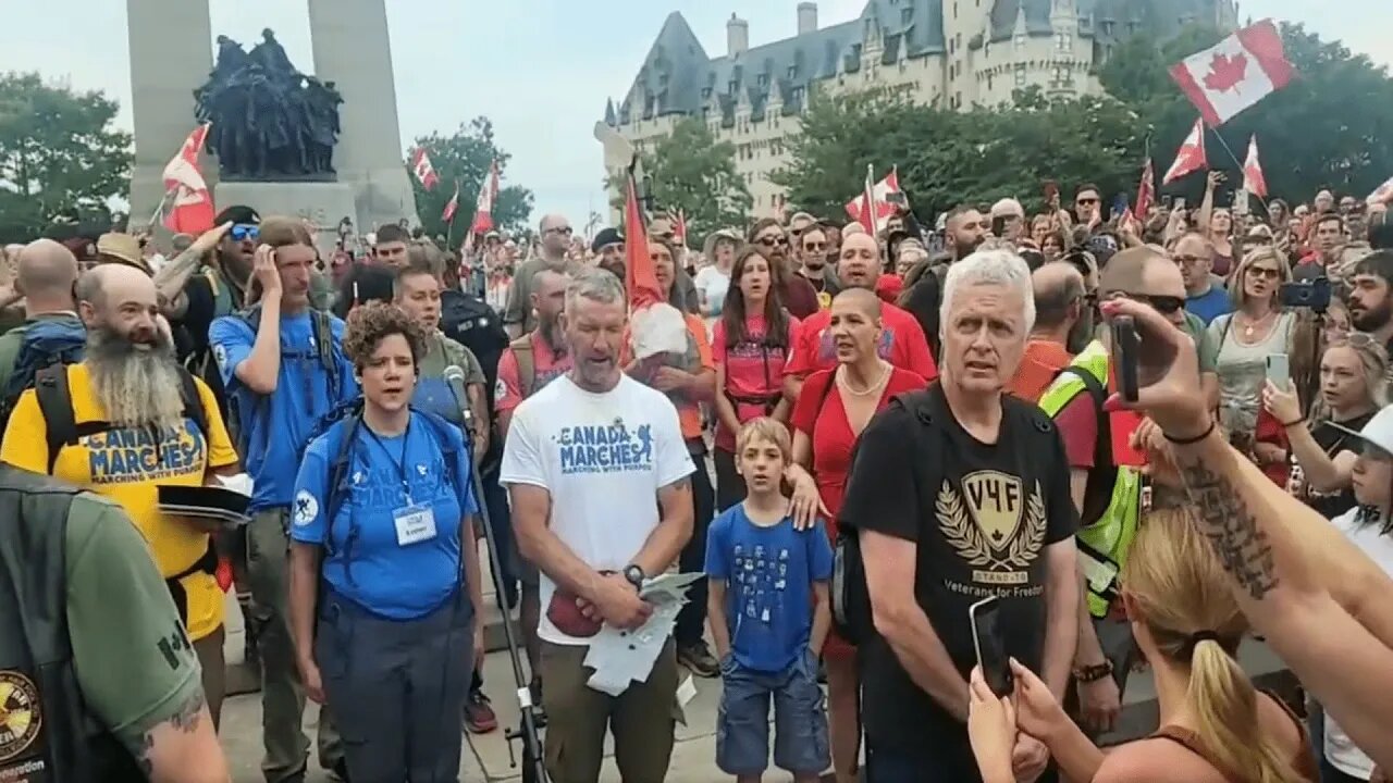 ANTI Justin Trudeau Protest against "MANDATES"