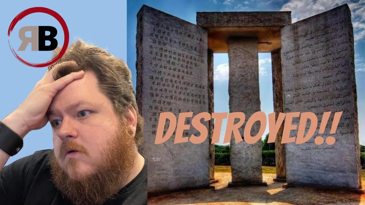 I did *NOT* blow up the Georgia Guidestones!!