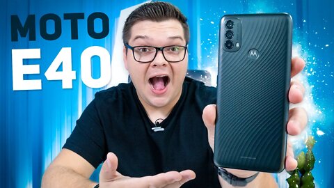 MOTO E40 | UM DOS MAIS BARATOS DA MOTOROLA!! Unboxing e Análise!