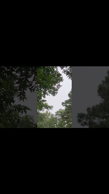 Loud thunder clap after lightning form storm in Monticello Arkansas on Sunday July 31st 2022 #arwx