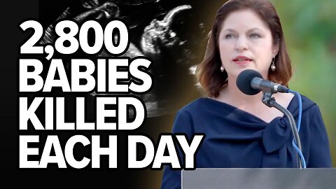 "Abortion Is The Greatest Human Rights Abuse Of Our Time." | Julie Scott Emmons