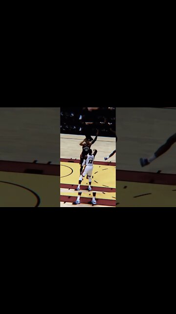 BAM Adebayo Assist and Slowmo DUNK!! MiamiHeat