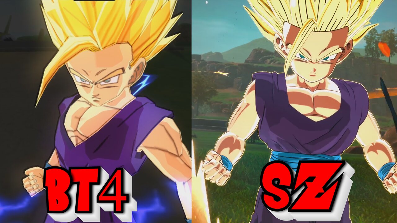 Kid Gohan & Teen Gohan - Dragon Ball Sparking Zero VS Budokai Tenkaichi 4