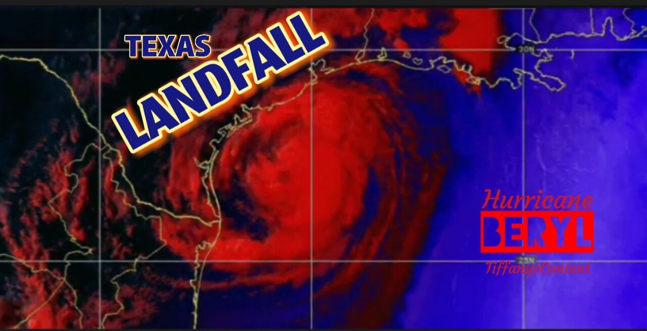 Hurricane Beryl ATTACKS! Storming Texas! BULLISH LANDFALL- Category 1: 95mph 976mb