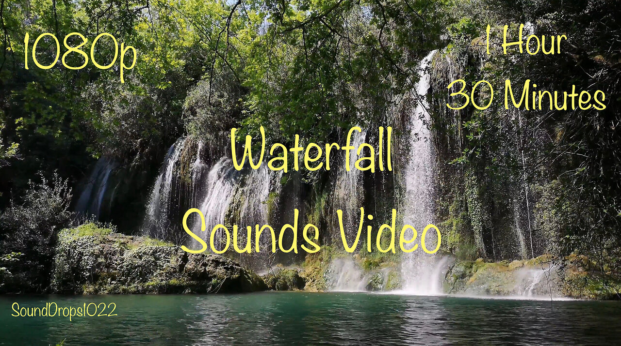 Best Nap Of Your Life With 1 Hour 30 Minutes Of Waterfall Sounds Video