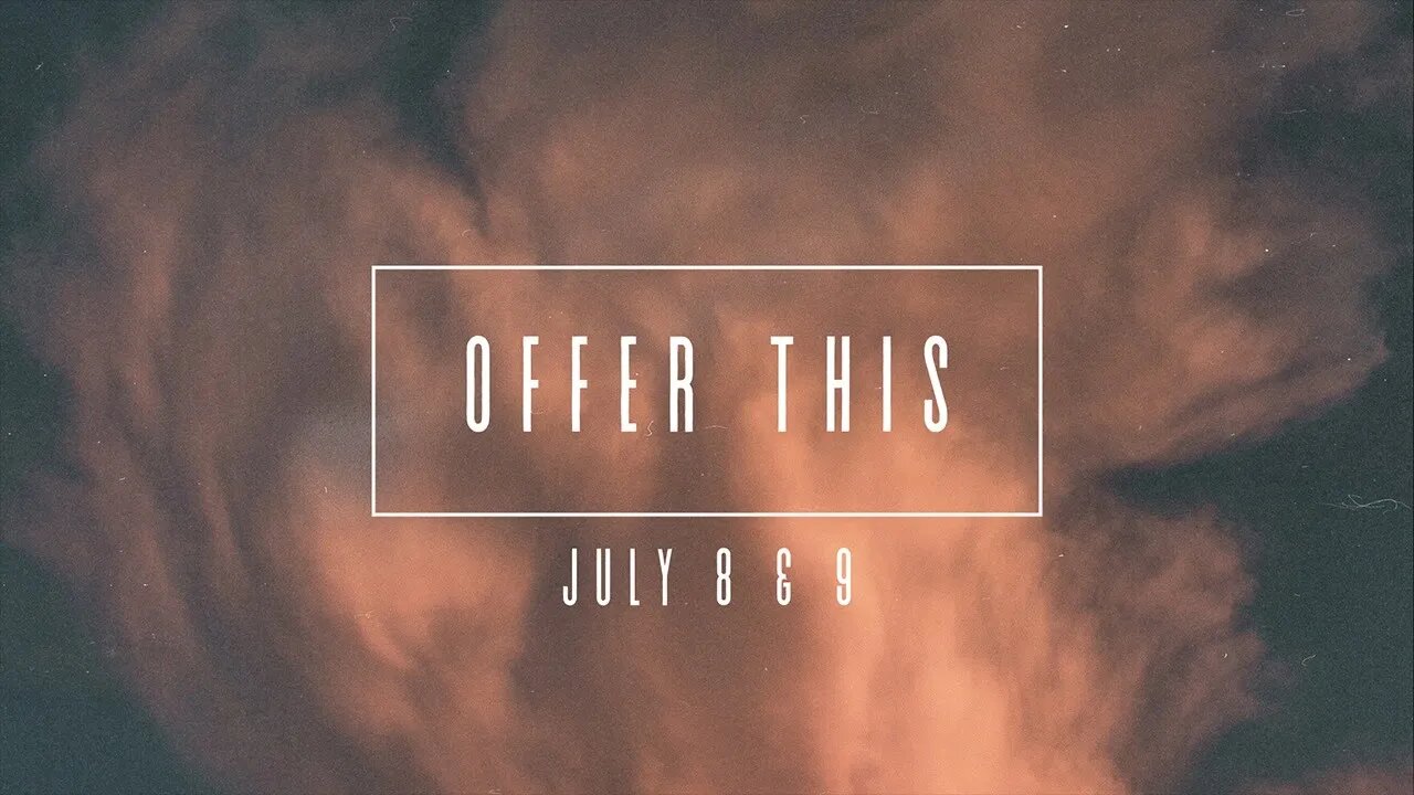 Saturday July 8, 5:00 PM Service