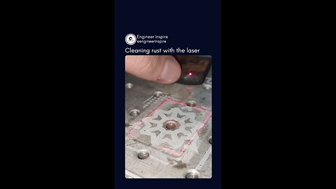 cleaning rust with a Laser