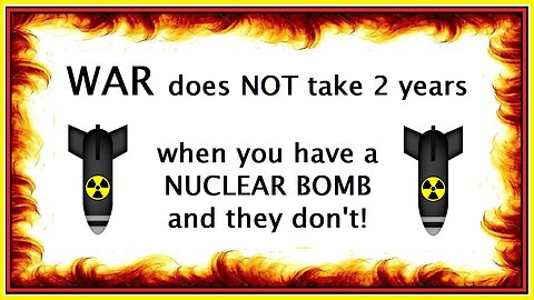 WAR does NOT take 2 years