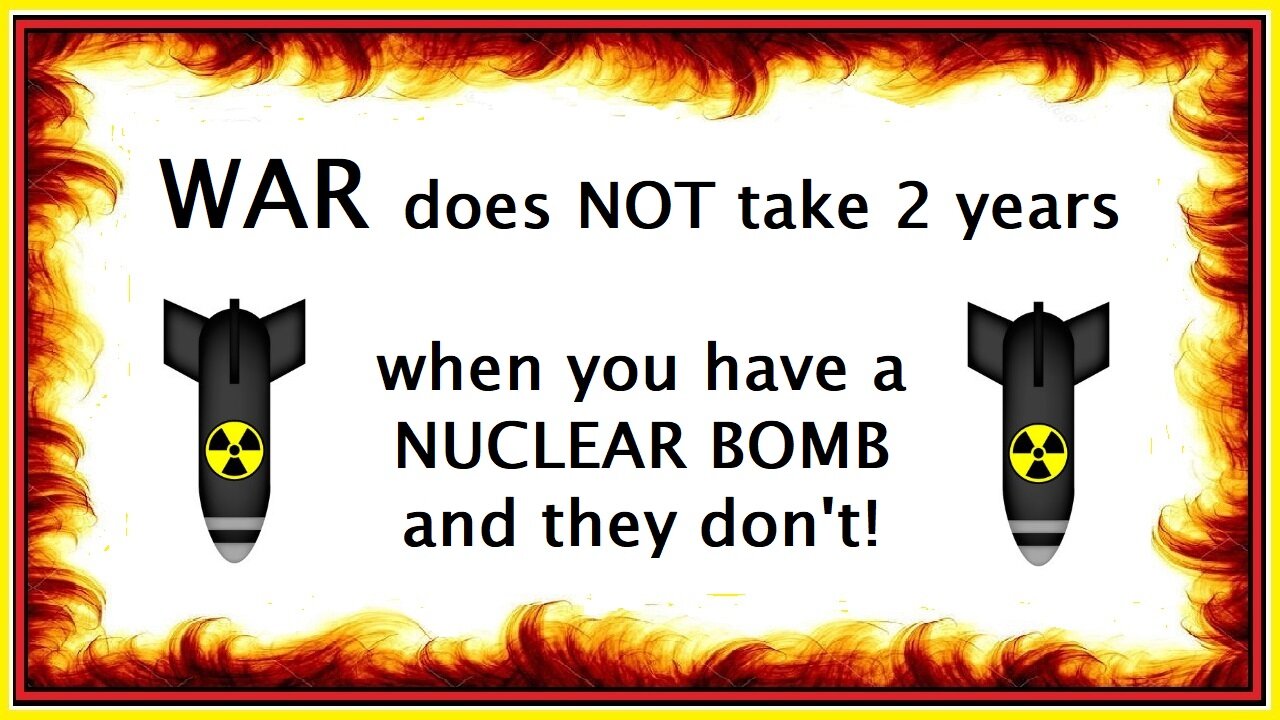 WAR does NOT take 2 years