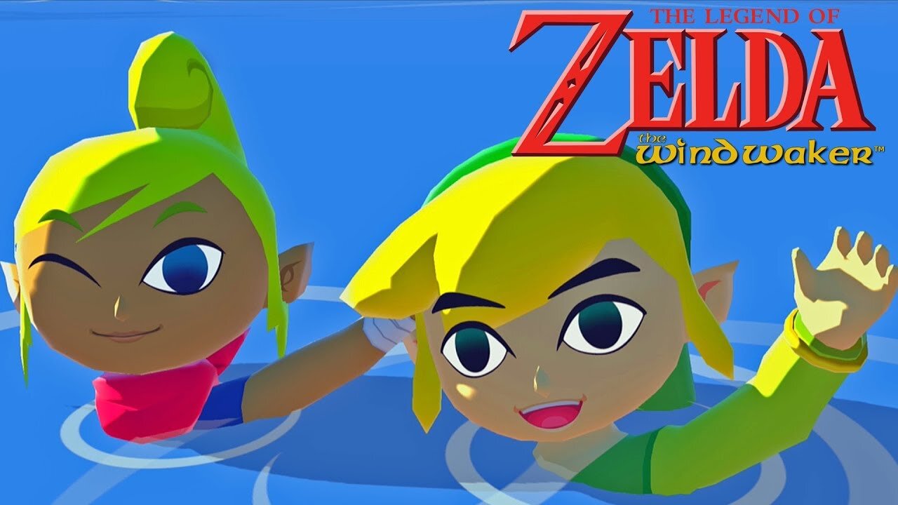 #1 - The legend Of Zelda Wind Waker - garota estranha despenca do céu :0