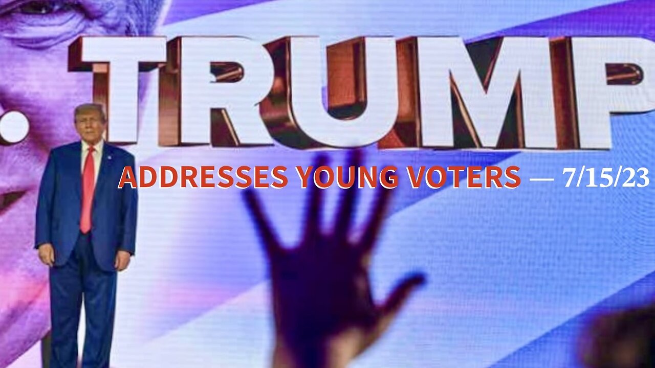 President Trump Addresses Young Voters at Turning Point Action Conference (7/15/23)