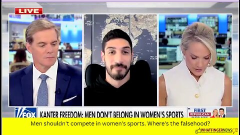 Men shouldn't compete in women's sports. Where's the falsehood?