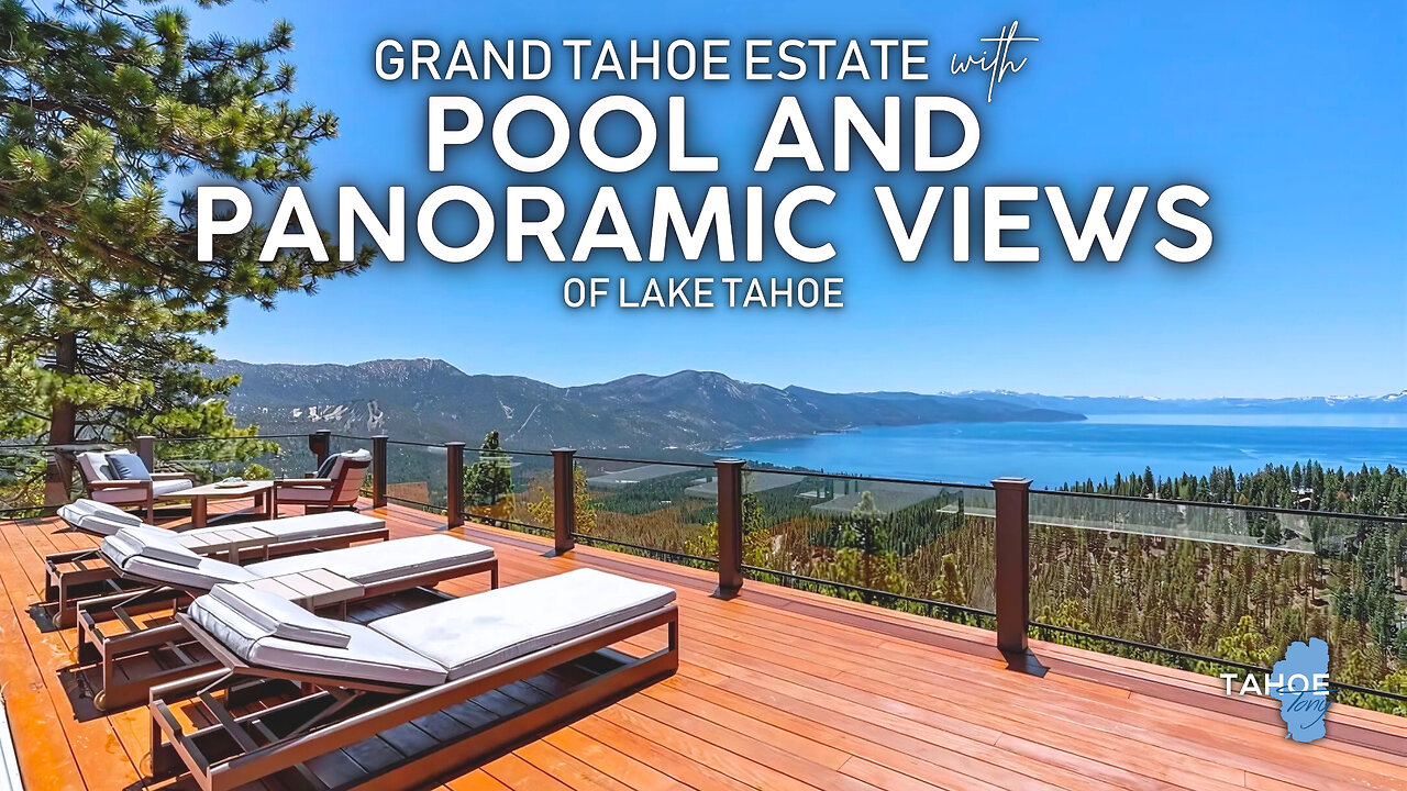 Grand Tahoe Estate with GORGEOUS Views of Incline Village Lake Tahoe Nevada!