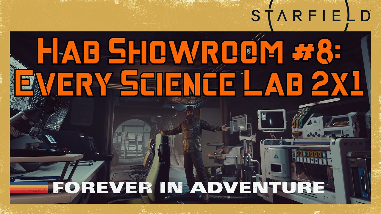 Starfield Hab Showroom 8: Every 2x1 Science Lab