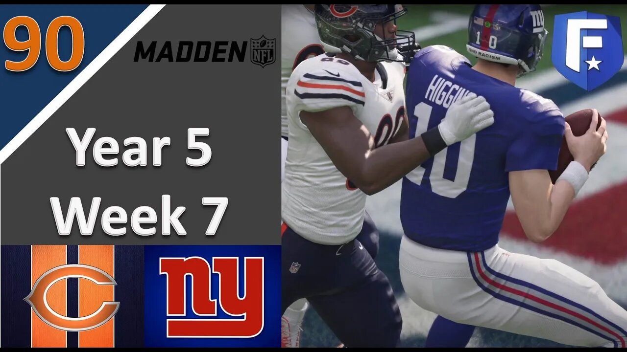 #90 Can We Finally Stop the Giants Run Game? l Madden 21 Chicago Bears Franchise