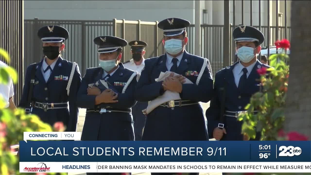 Local students honor those who died on September 11