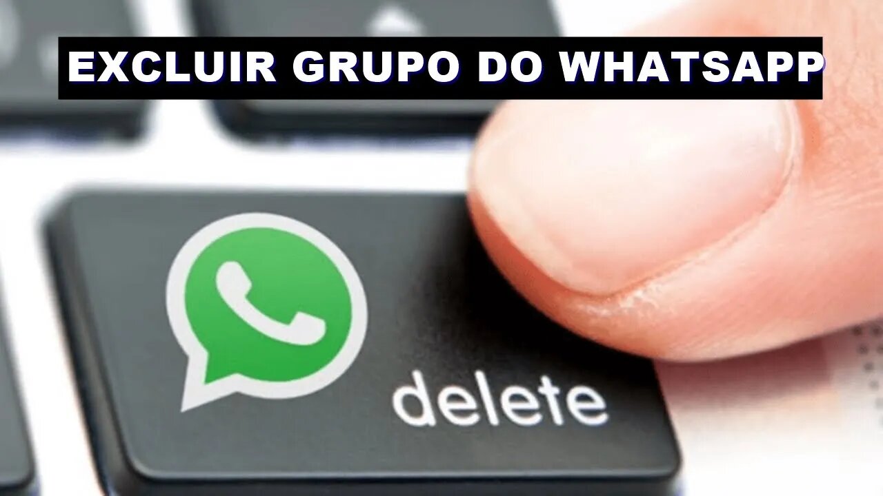 Como EXCLUIR GRUPO do WHATSAPP