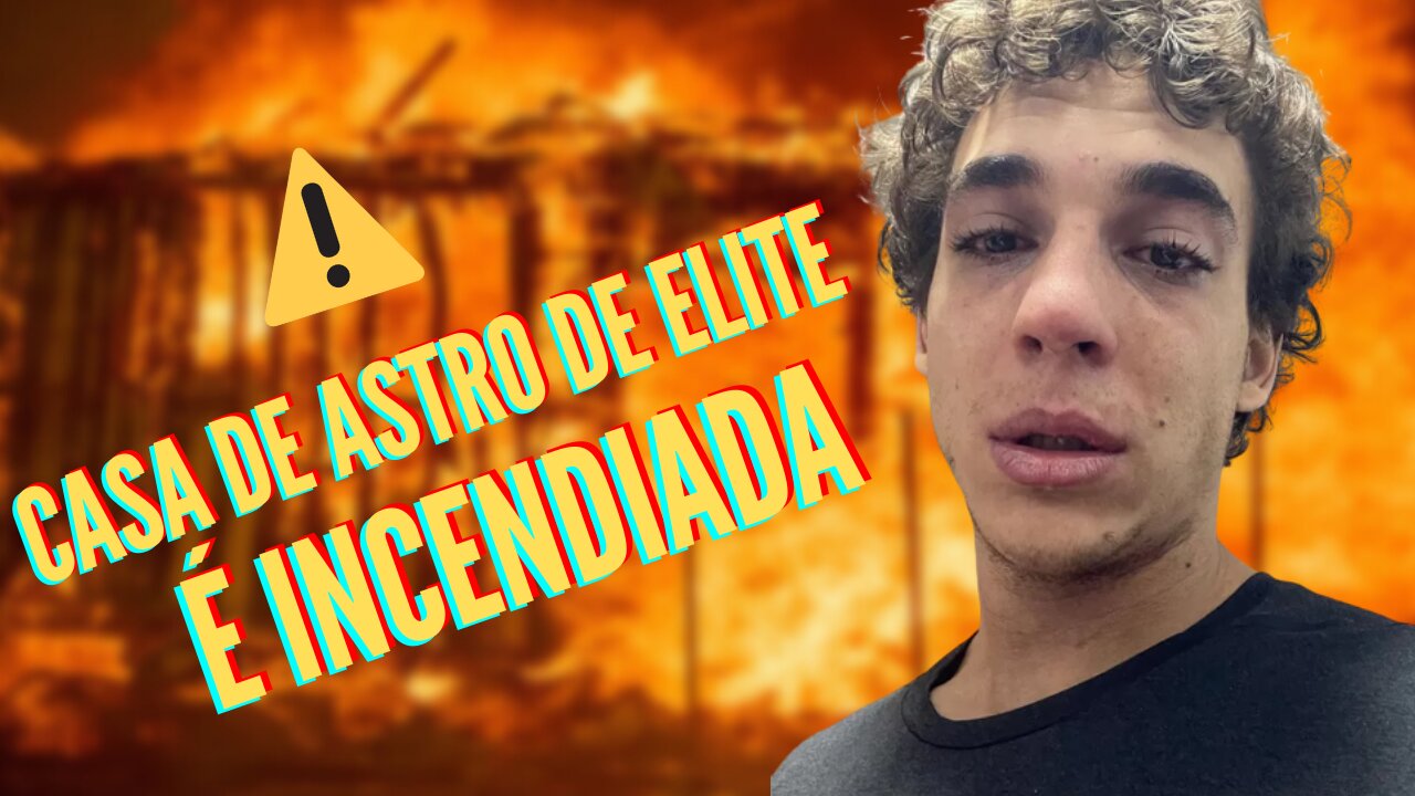 Astro de Elite assusta fãs ao mostrar sua casa pegando fogo