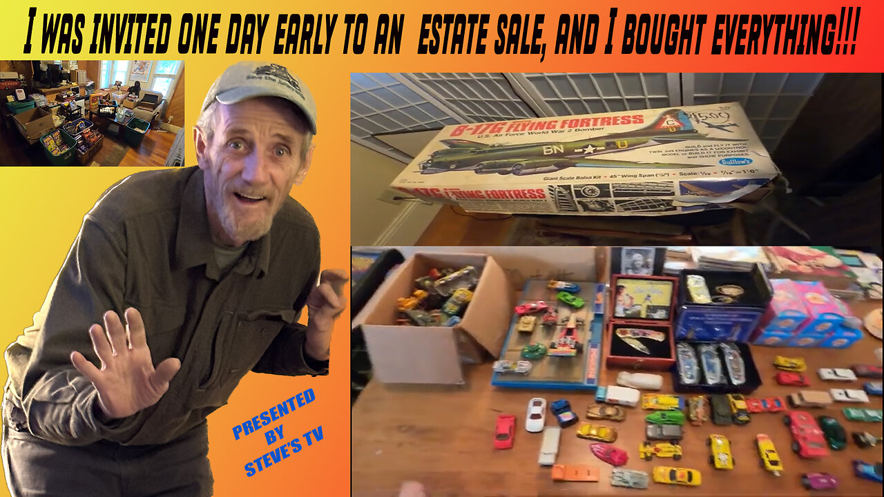 I was invited one day early to an estate sale, and I bought everything!!!