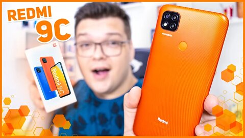 XIAOMI REDMI 9C - o BARATO que VALE A PENA! Unboxing e Primeiras Impressões