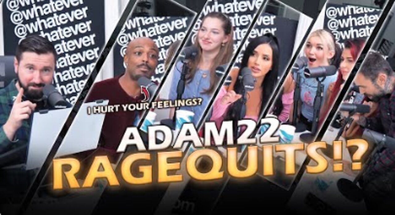 Based guest Marquett Davon makes Adam22 storm off Whatever Podcast