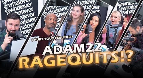 Based guest Marquett Davon makes Adam22 storm off Whatever Podcast