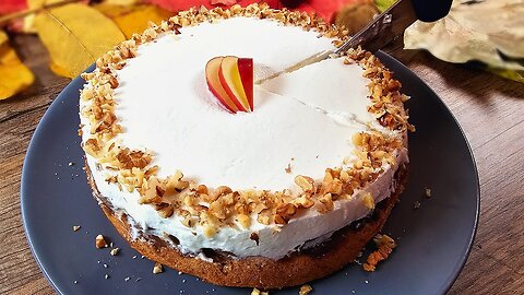 Most delicious cake with oats and apples you have ever eaten! Recipe from Germany🍎