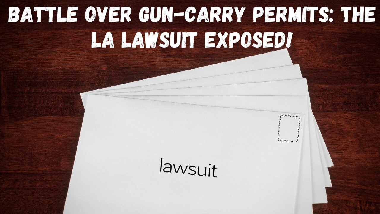 LA Gun-Carry Permit Lawsuit: What You Need to Know!