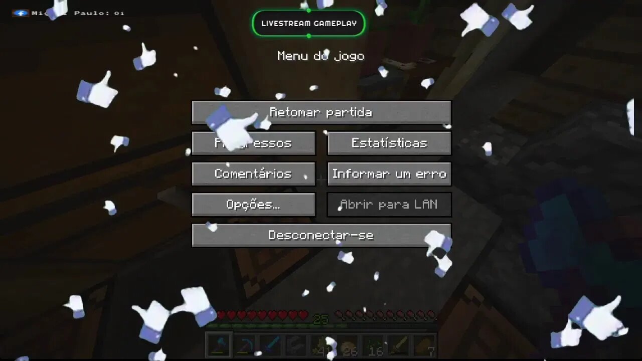 Live de Minecraft Versão 1.16.1 com #pai_eoroper e #Eoroper EP - 3